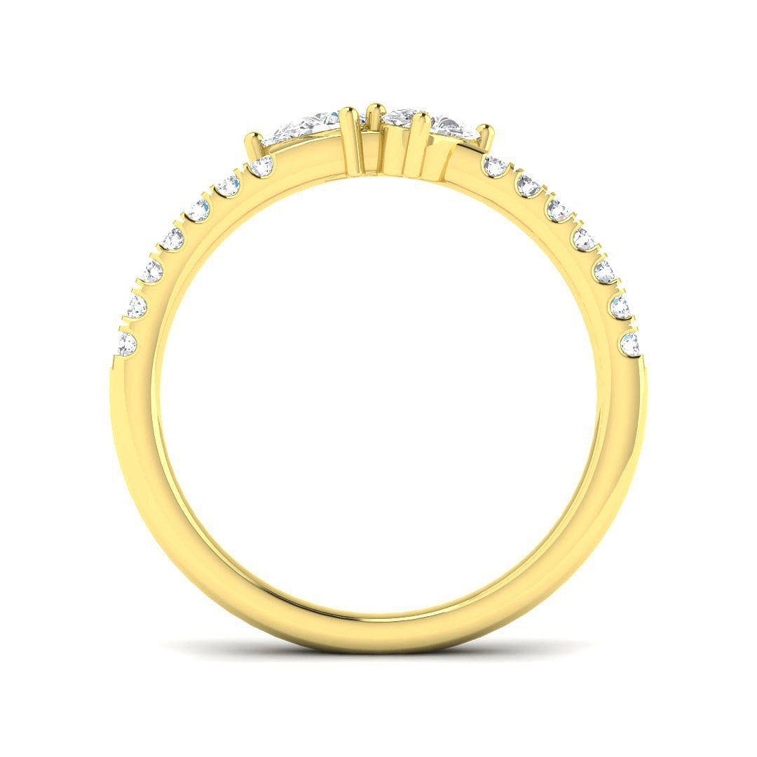 9ct Yellow Gold 0.53ct Diamond Ring