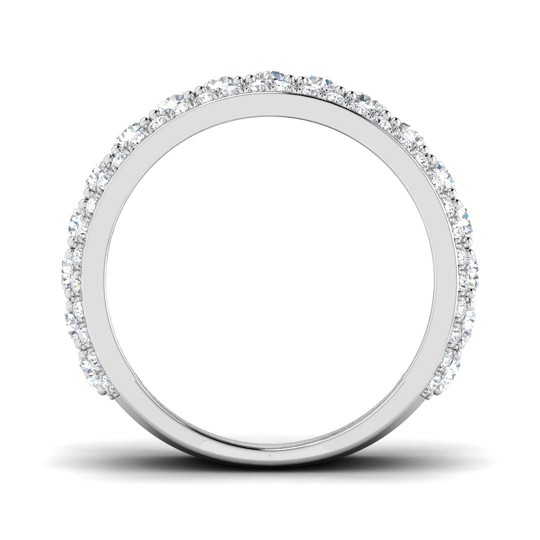 9ct White Gold 2.50ct Laboratory Grown CVD Ring