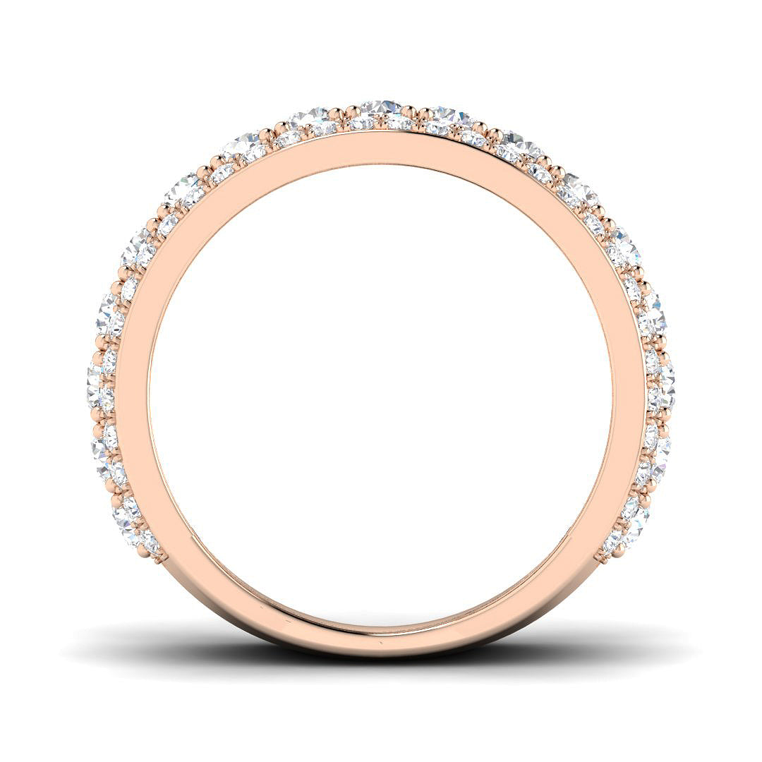 9ct Rose Gold 2.50ct Laboratory Grown CVD Ring