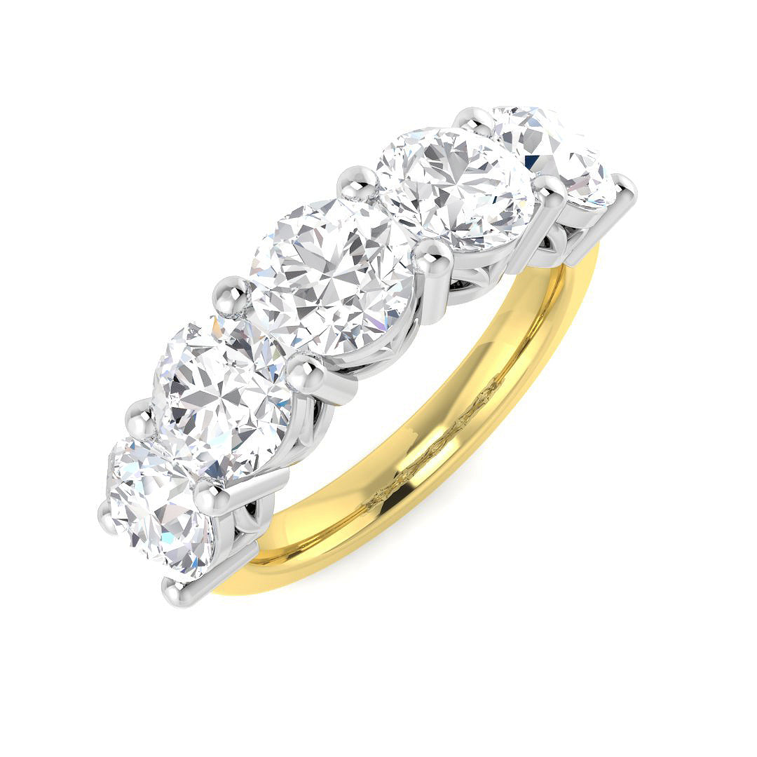 9ct Yellow Gold 3.88ct Laboratory Grown CVD Ring