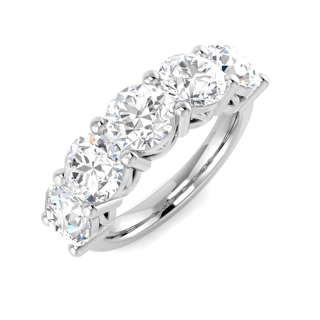 9ct White Gold 3.88ct Laboratory Grown CVD Ring