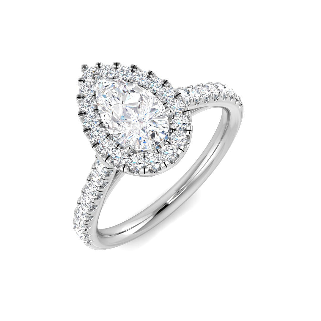 Platinum 1.31ct G SI1 Diamond Ring