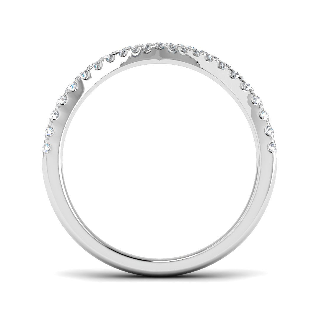 9ct White Gold 0.22ct G SI2 Diamond Ring