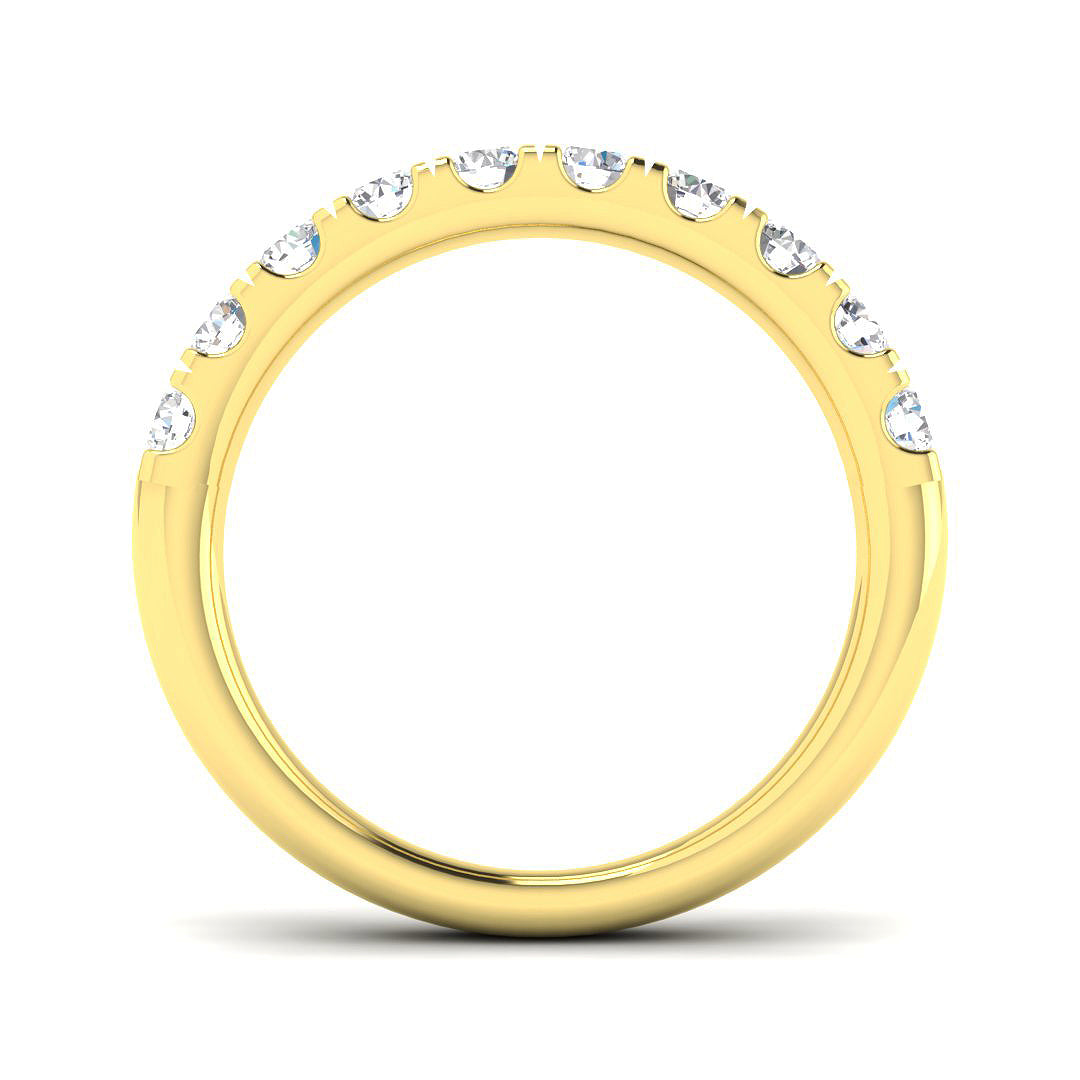 9ct Yellow Gold 0.75ct G I1 Diamond Ring