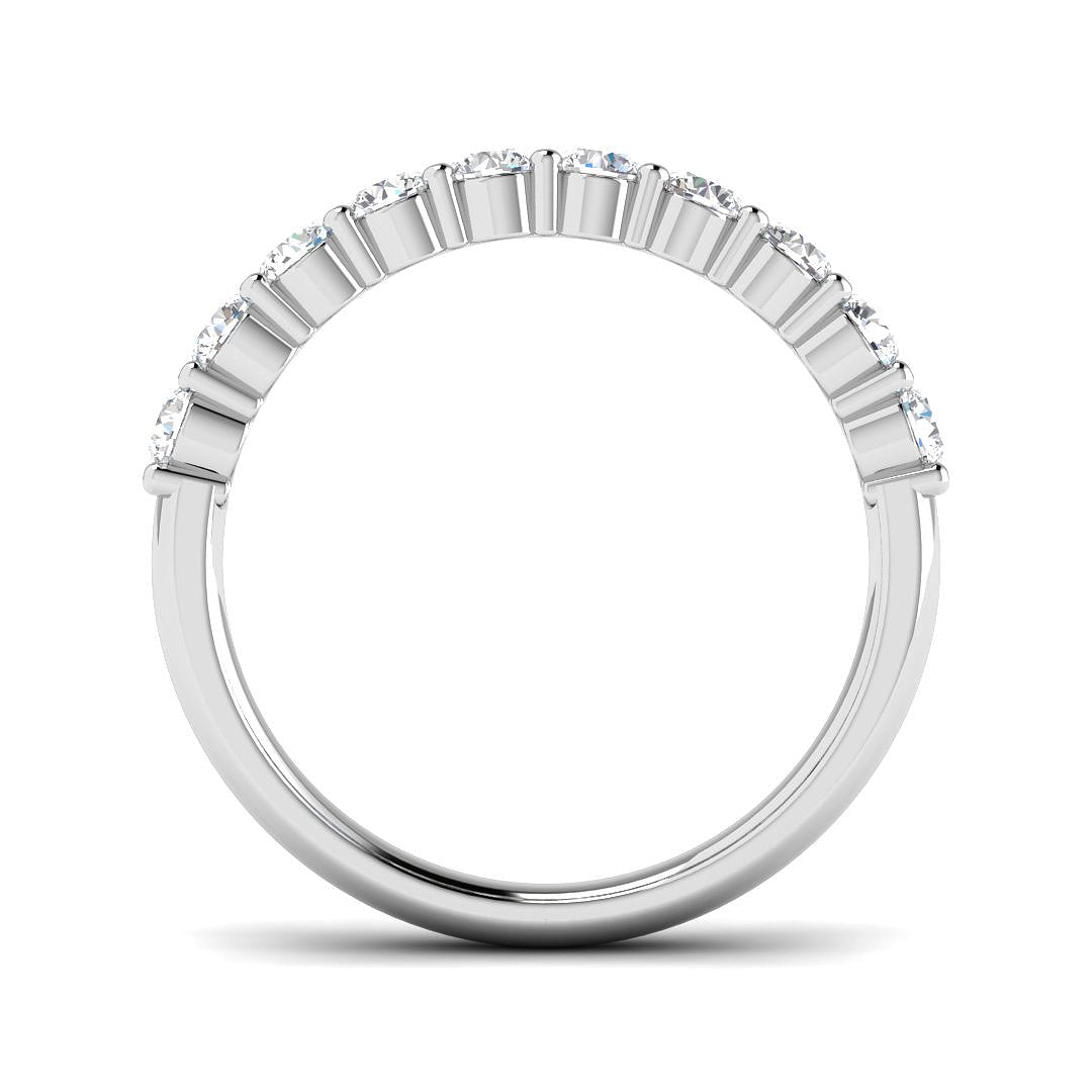 9ct White Gold 0.77ct G I1 Diamond Ring