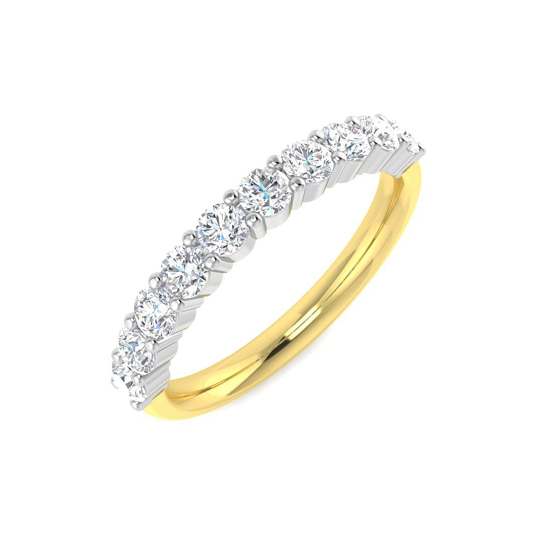 9ct Yellow Gold 0.77ct G I1 Diamond Ring