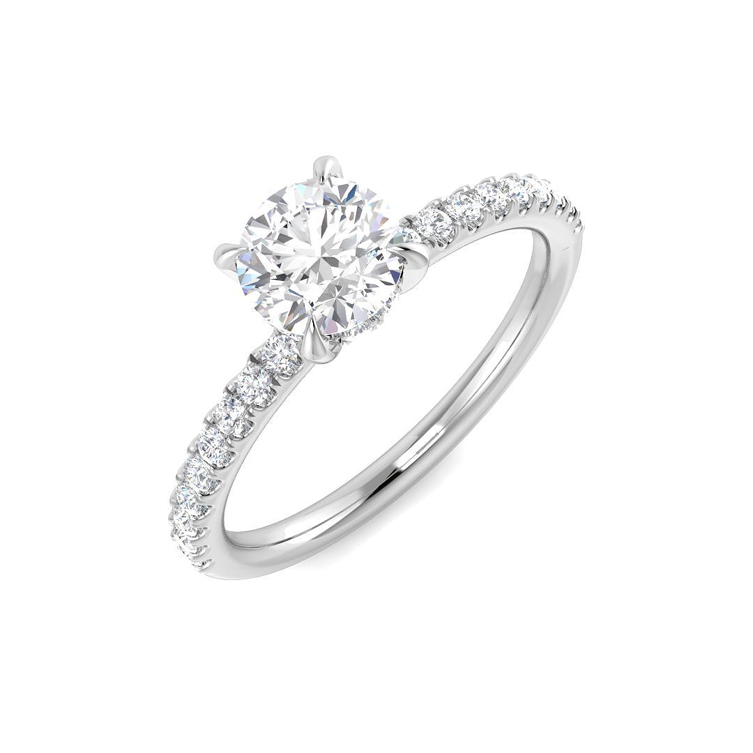 Platinum 1.02ct Laboratory Grown CVD Ring