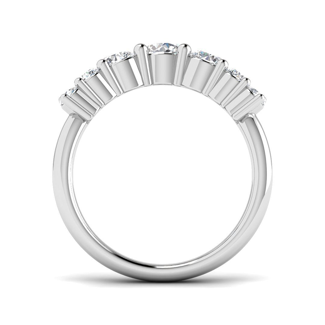 9ct White Gold 1.34ct Laboratory Grown CVD Ring