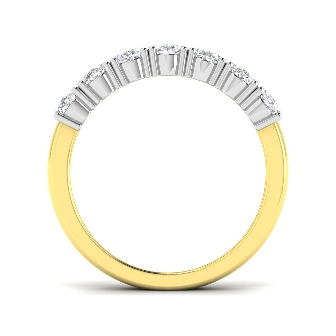 18ct Two-Tone Gold 1.57ct Laboratory Grown CVD Ring