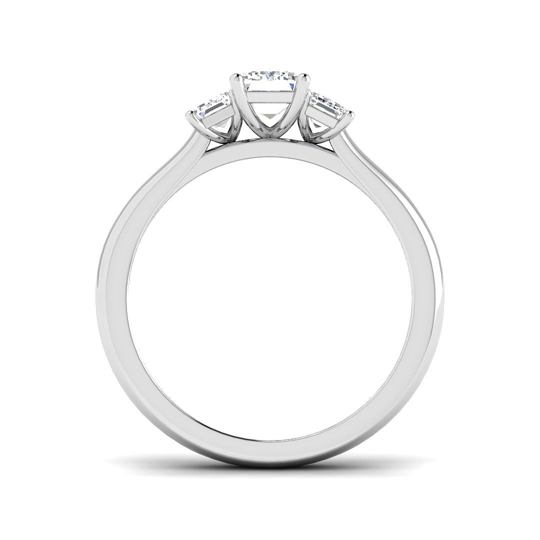 9ct White Gold 1.60ct Laboratory Grown CVD Ring