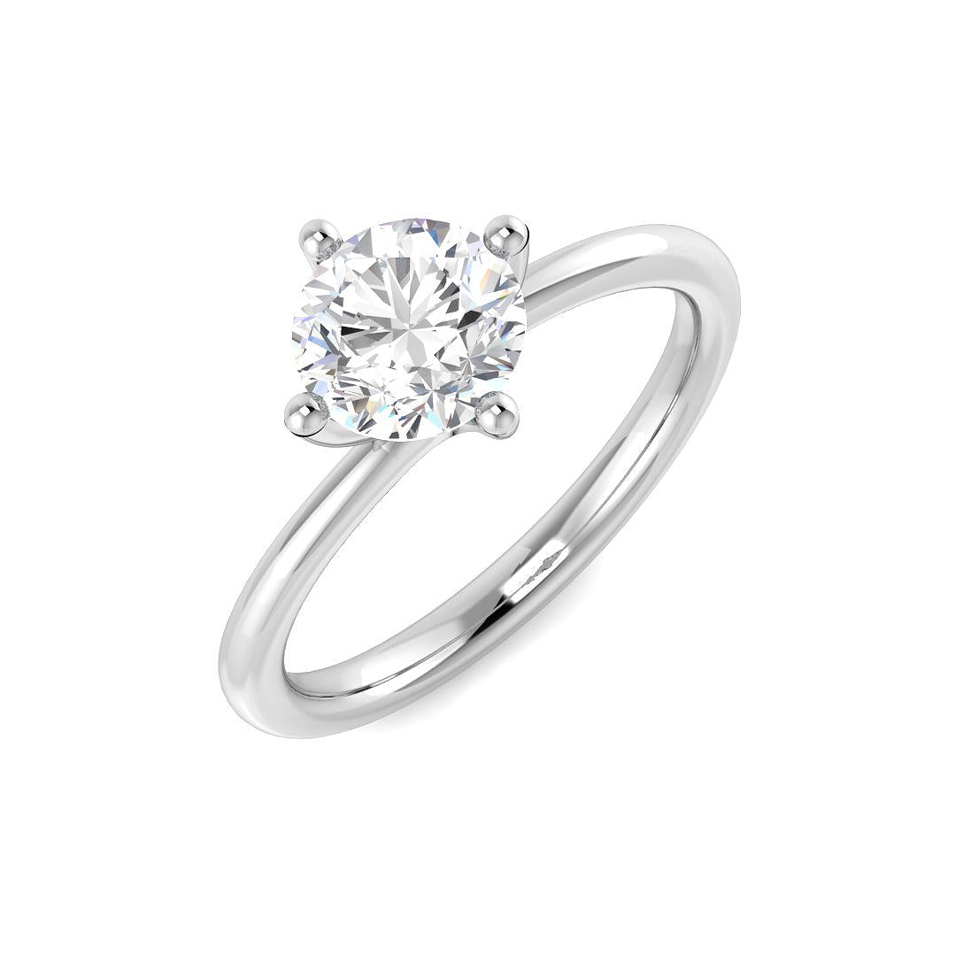 9ct White Gold 1.06ct Laboratory Grown CVD Ring