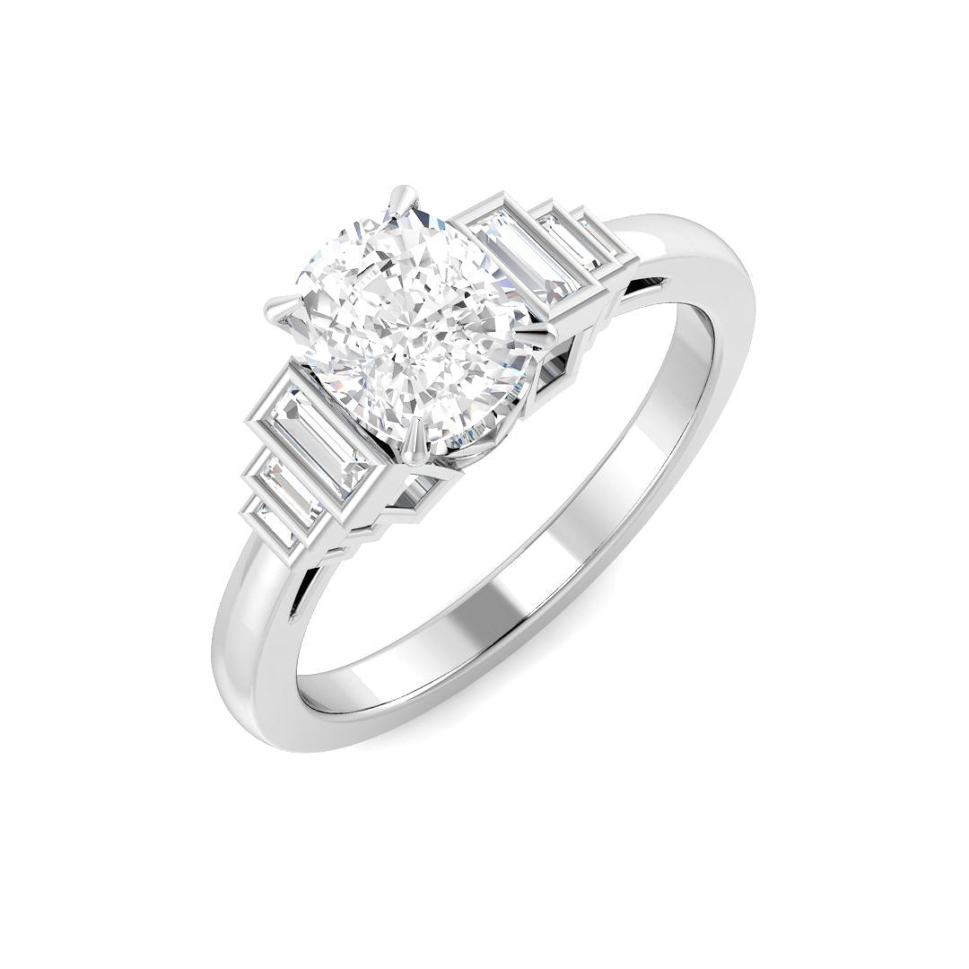 Platinum 1.13ct I VS2 Diamond Ring