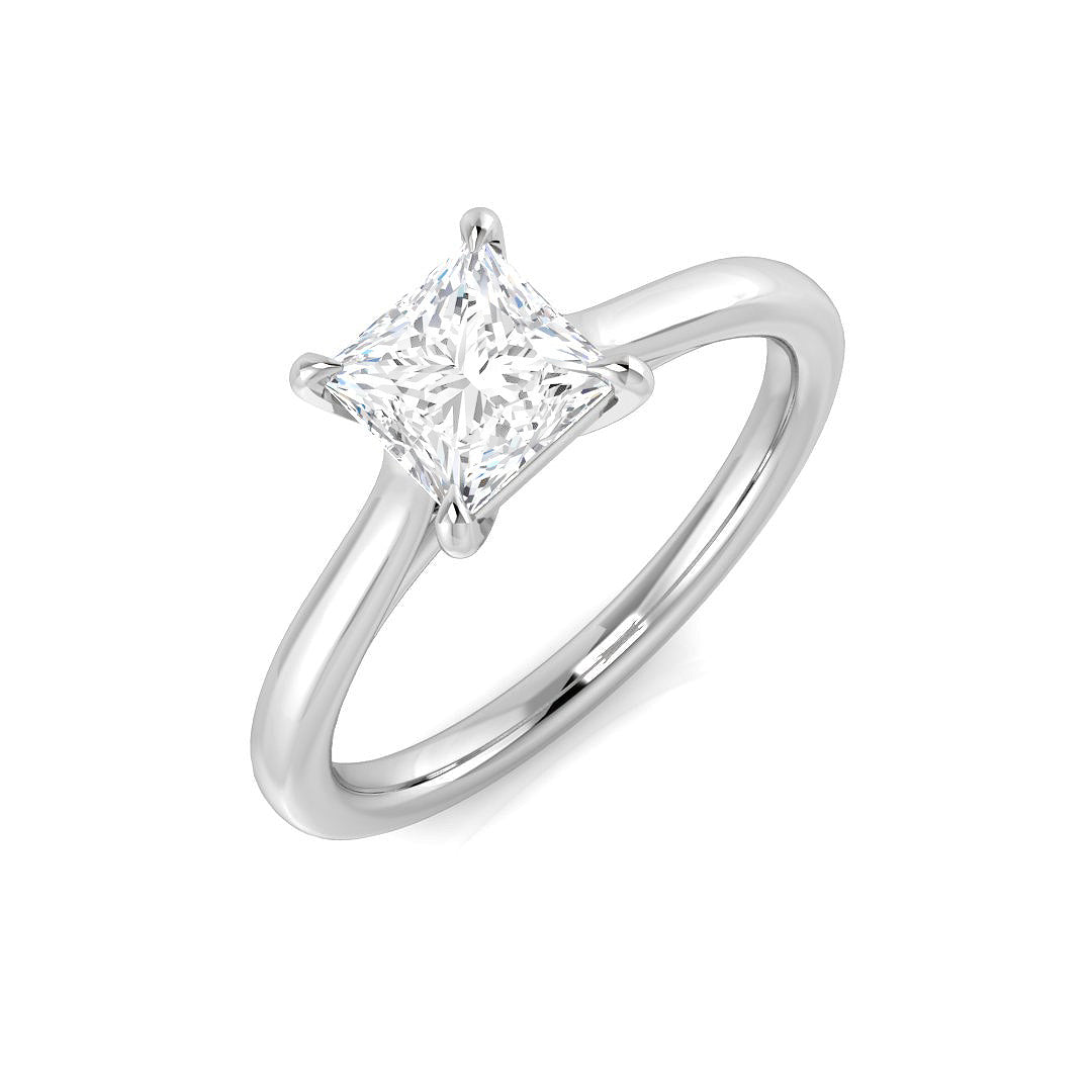 Platinum 1.22ct K SI2 Diamond Ring