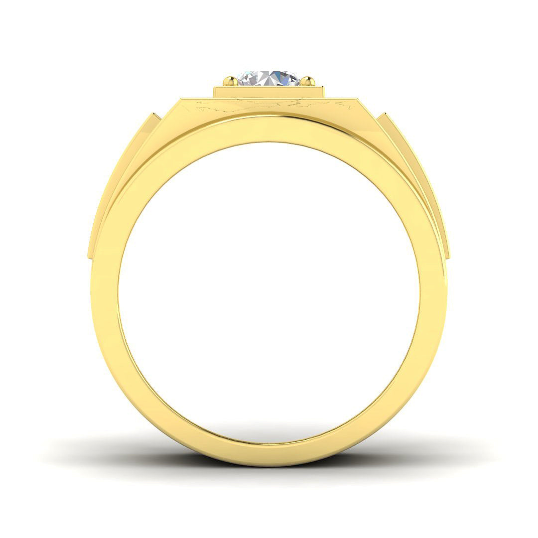 9ct Yellow Gold 1.73ct Laboratory Grown CVD Ring