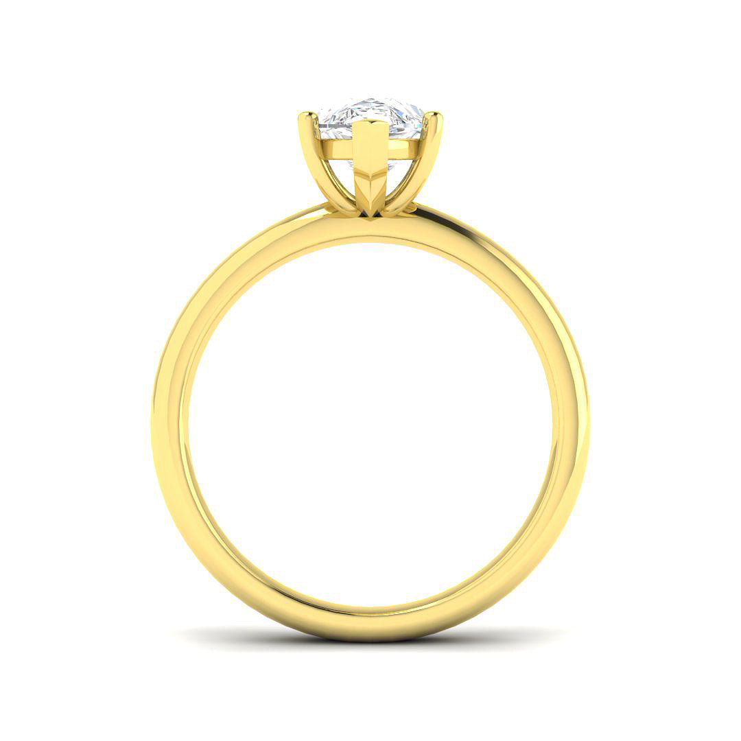 18ct Yellow Gold 2.27ct D I1 Diamond Ring