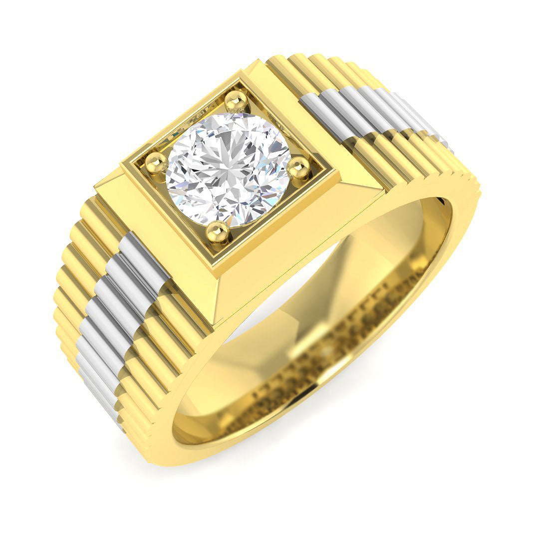 9ct Yellow Gold 1.03ct Laboratory Grown CVD Ring