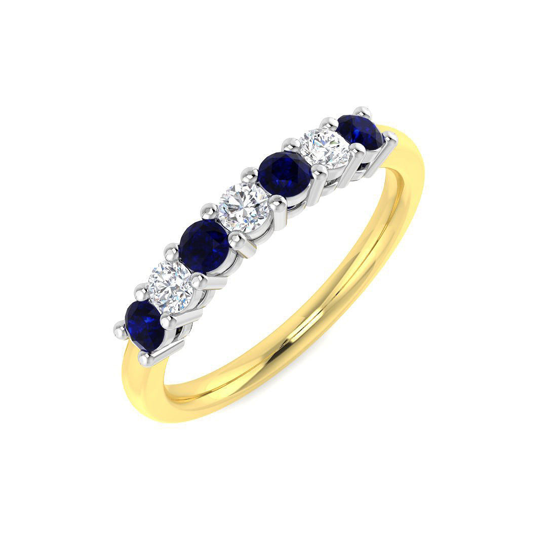 18ct Two-Tone Gold 0.55ct G SI2 Diamond Ring