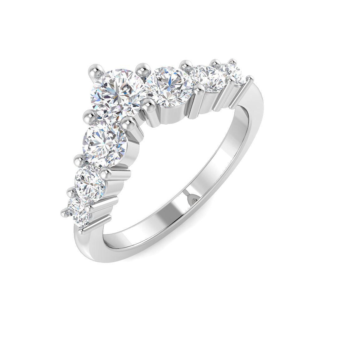 Platinum 1.03ct G SI2 Diamond Ring