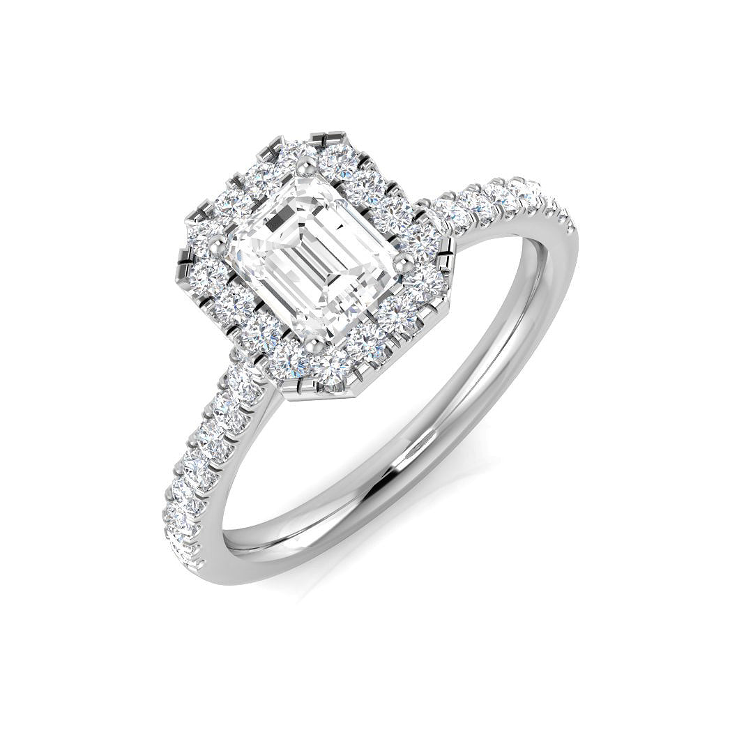Platinum 1.24ct E SI2 Diamond Ring