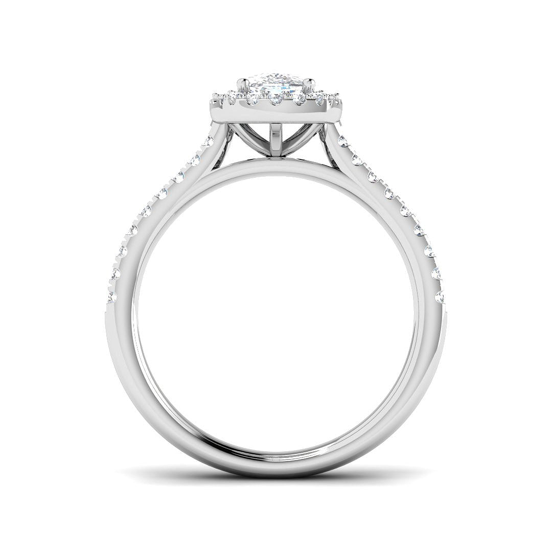 Platinum 1.30ct I SI2 Diamond Ring