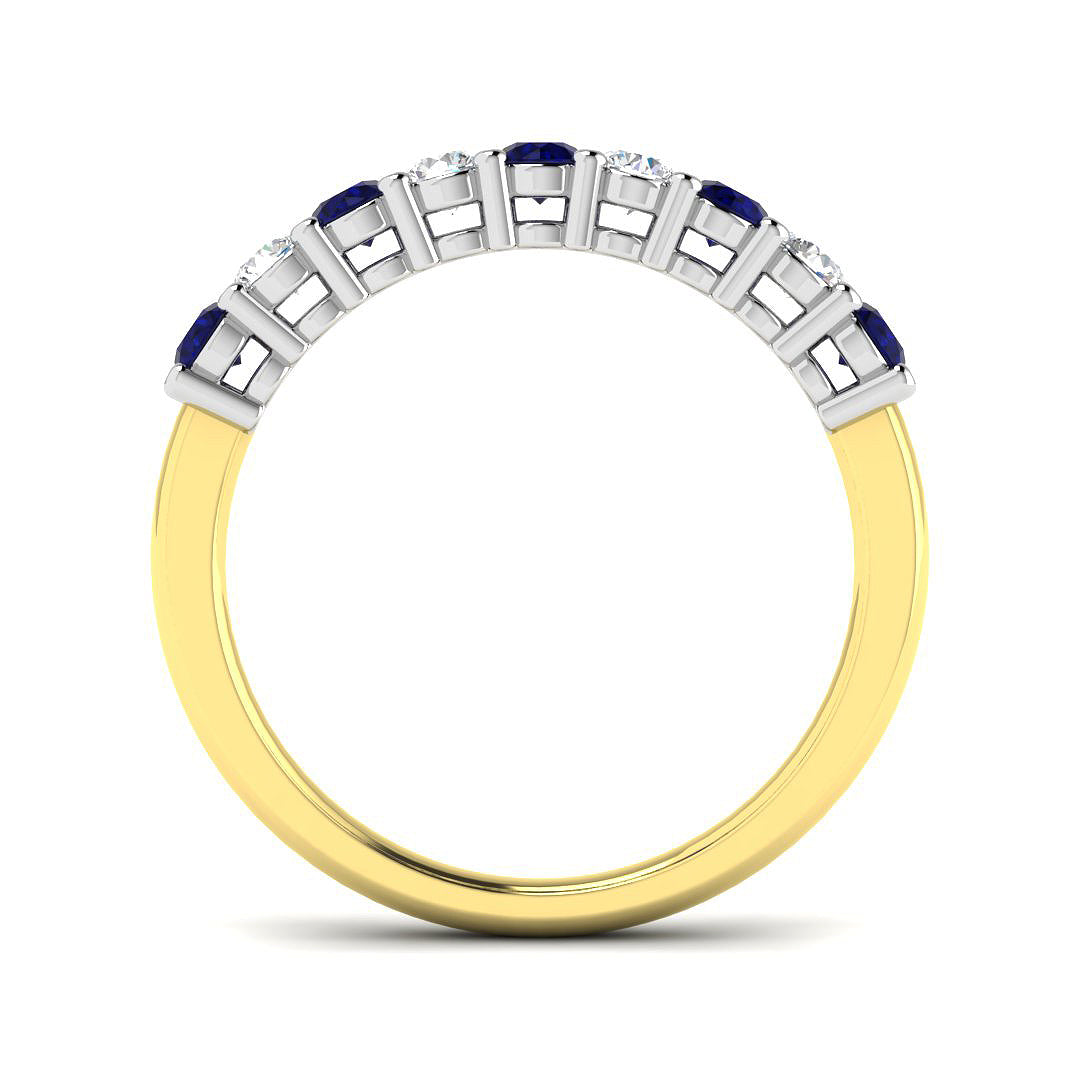 9ct Two-Tone Gold 0.70ct G SI2 Diamond Ring