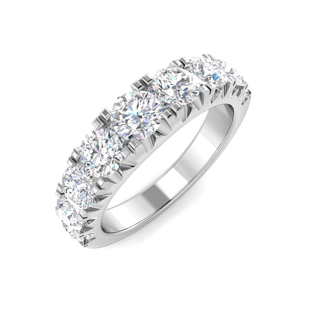9ct White Gold 1.92ct Laboratory Grown CVD Ring