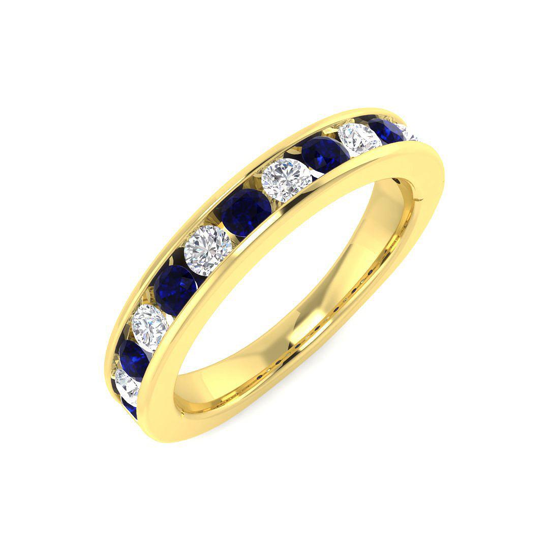 18ct Yellow Gold 0.88ct G SI2 Diamond Ring
