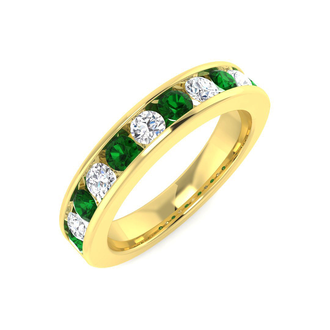 18ct Yellow Gold 0.98ct G SI2 Diamond Ring
