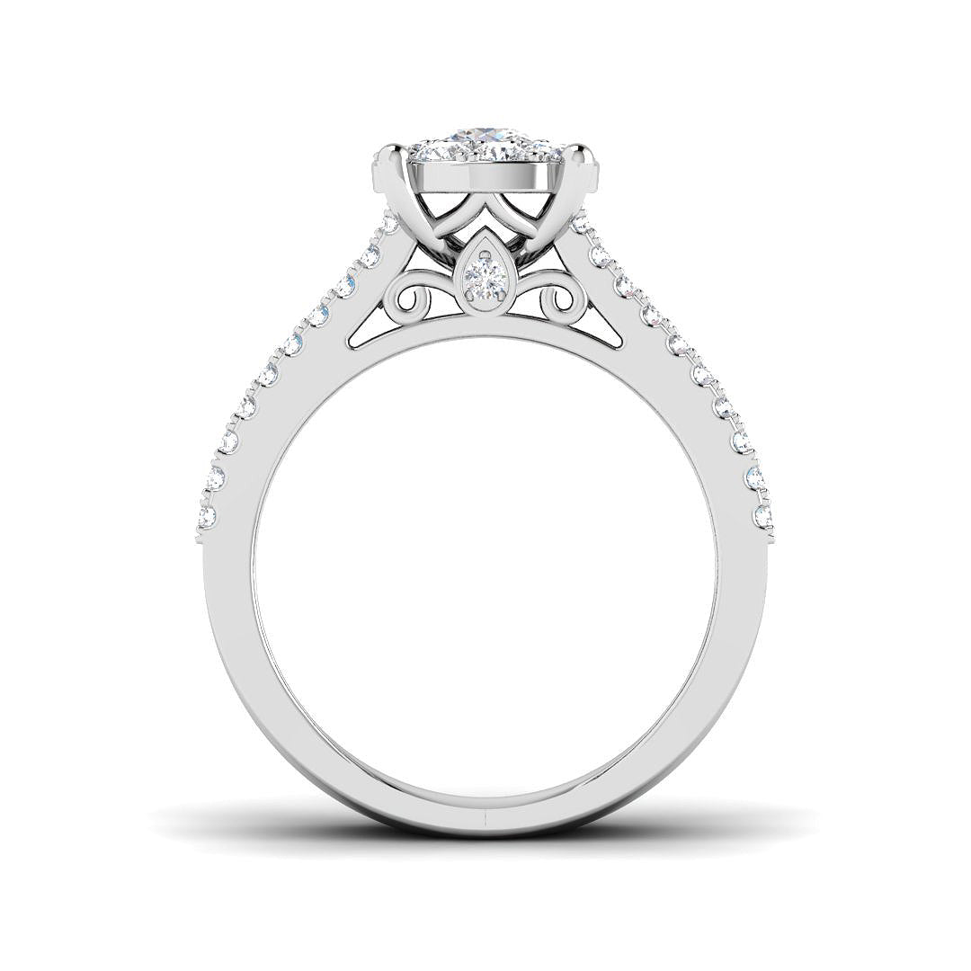 9ct White Gold 1.31ct G SI2 Diamond Ring