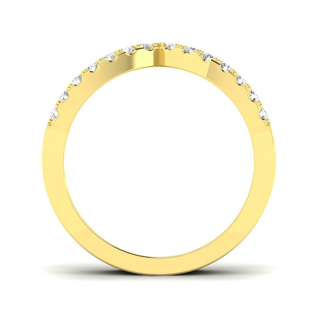 9ct Yellow Gold 0.60ct Laboratory Grown CVD Ring