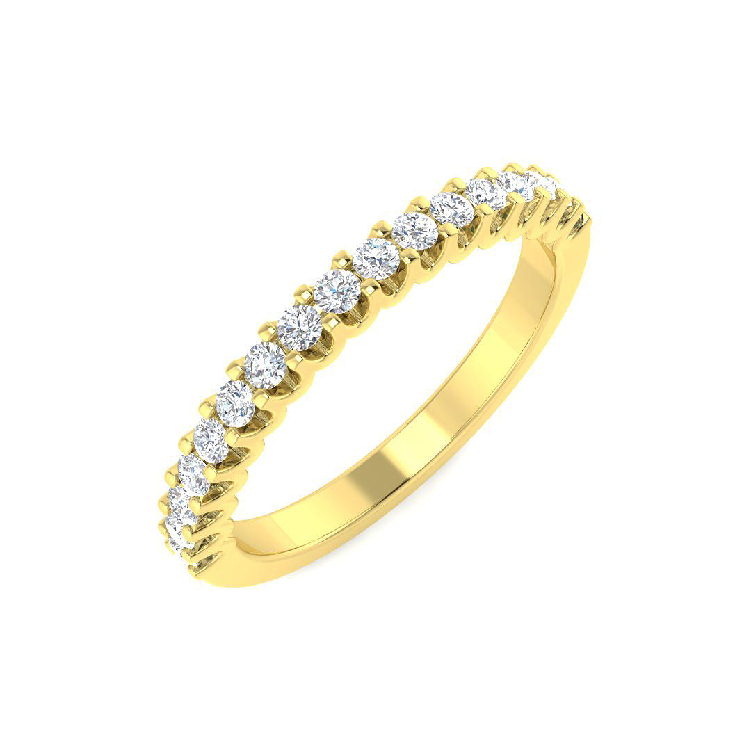 9ct Yellow Gold 0.33ct Laboratory Grown CVD Ring