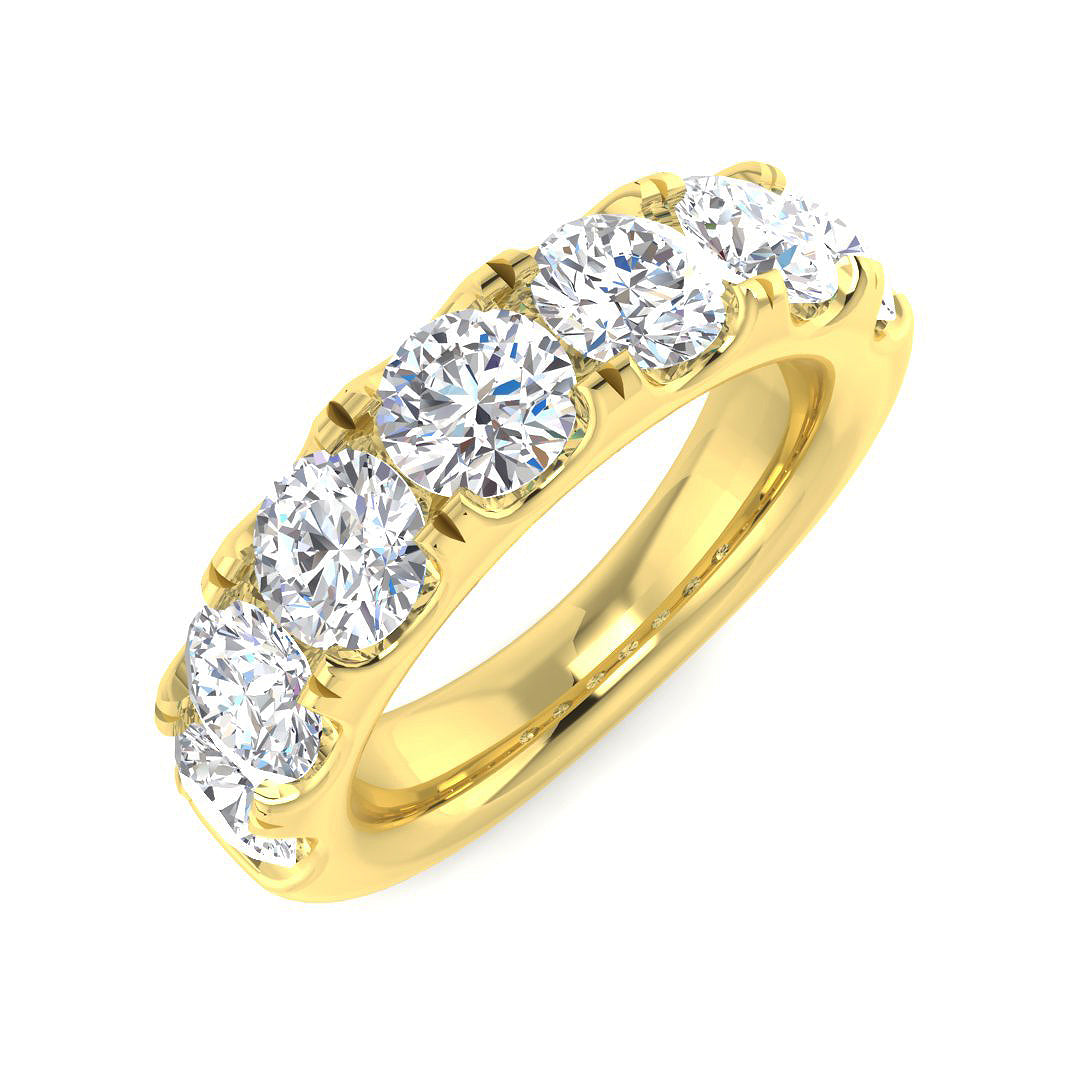 9ct Yellow Gold 3.51ct Laboratory Grown CVD Ring