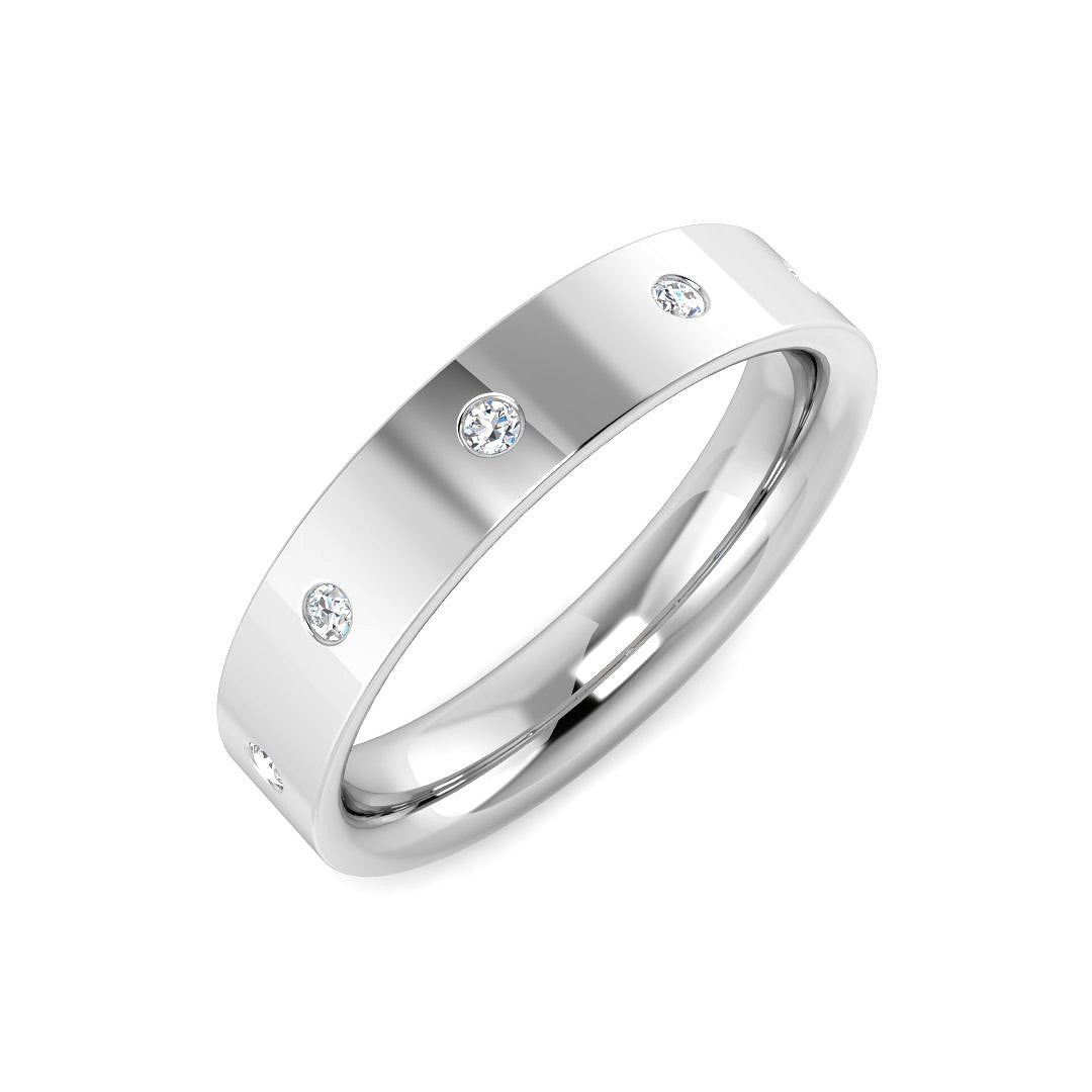 Platinum 0.10ct Laboratory Grown CVD Ring