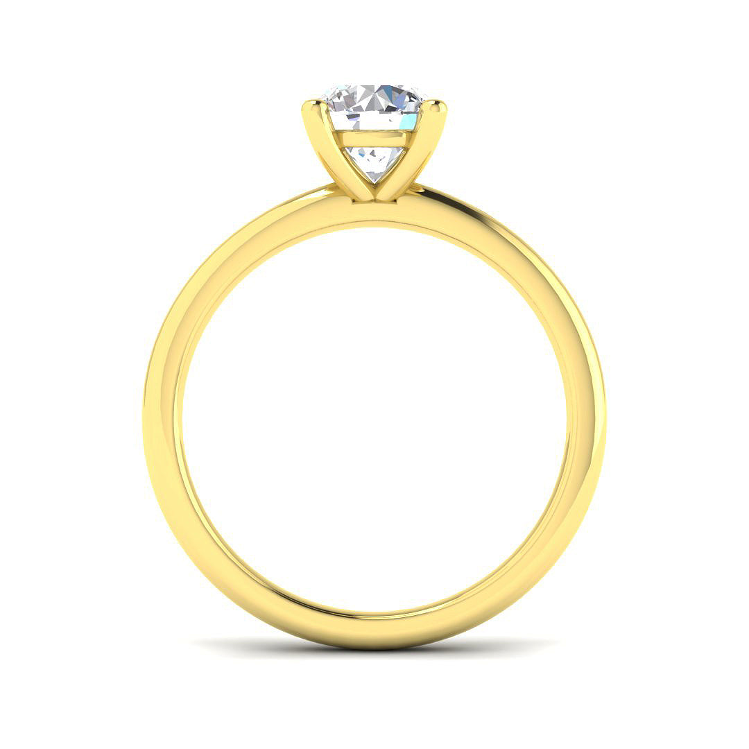 18ct Yellow Gold 1.02ct H SI2 Diamond Ring