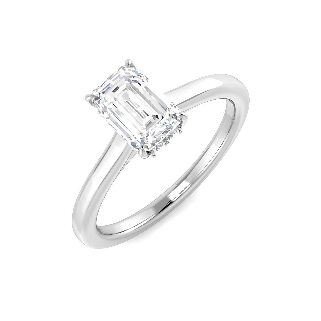 9ct White Gold 1.15ct E VS2 Laboratory Grown CVD Ring