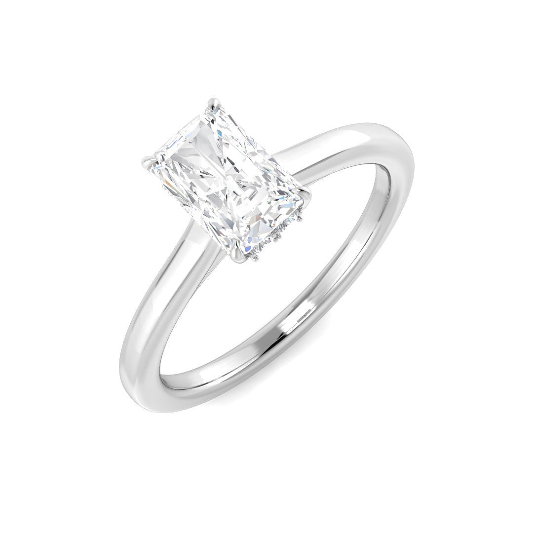 9ct White Gold 1.15ct E VS2 Laboratory Grown CVD Ring