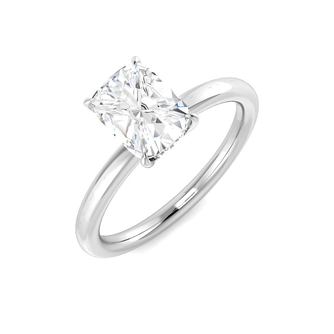 Platinum 1.06ct D SI2 Diamond Ring