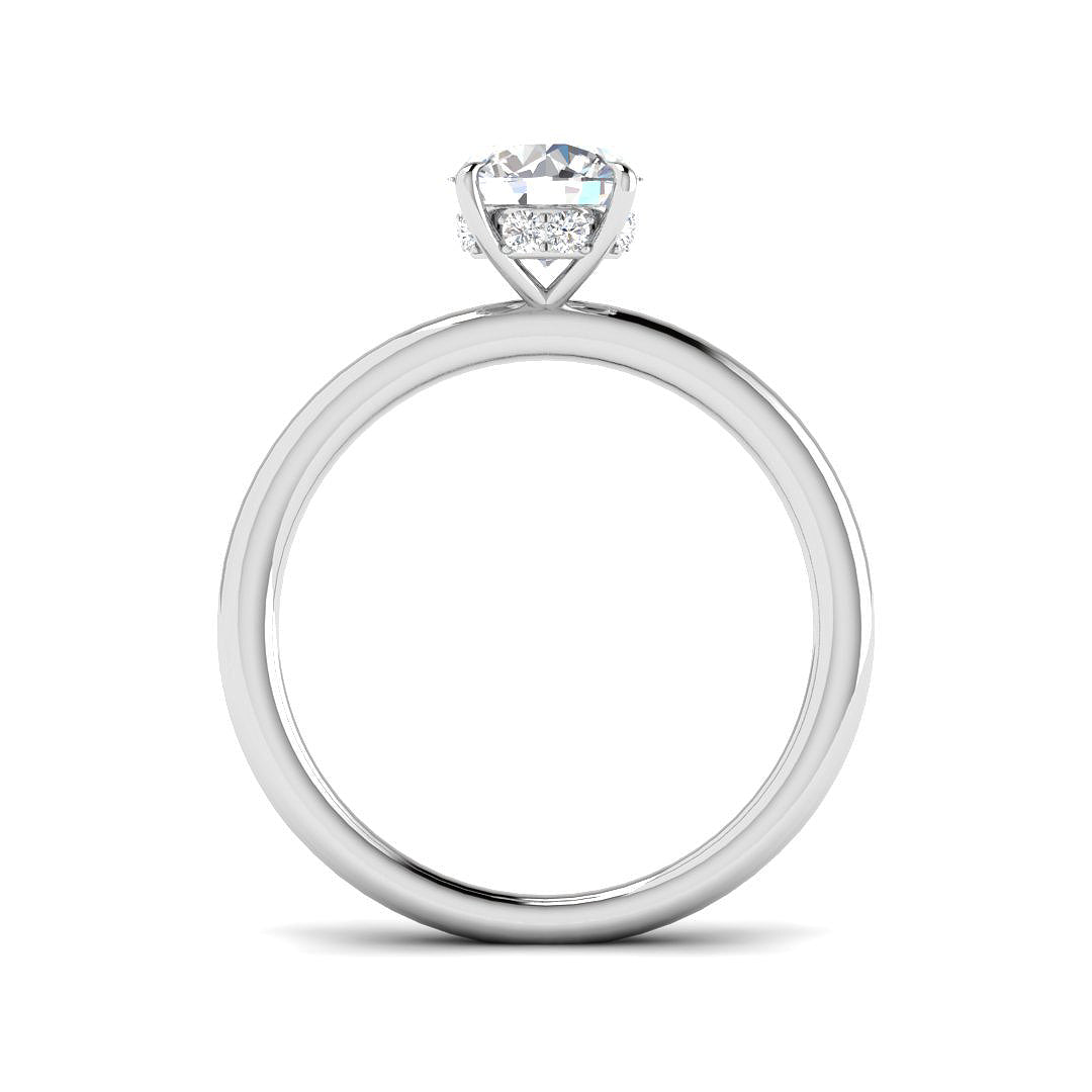 Platinum 1.11ct E VVS2 Laboratory Grown CVD Ring