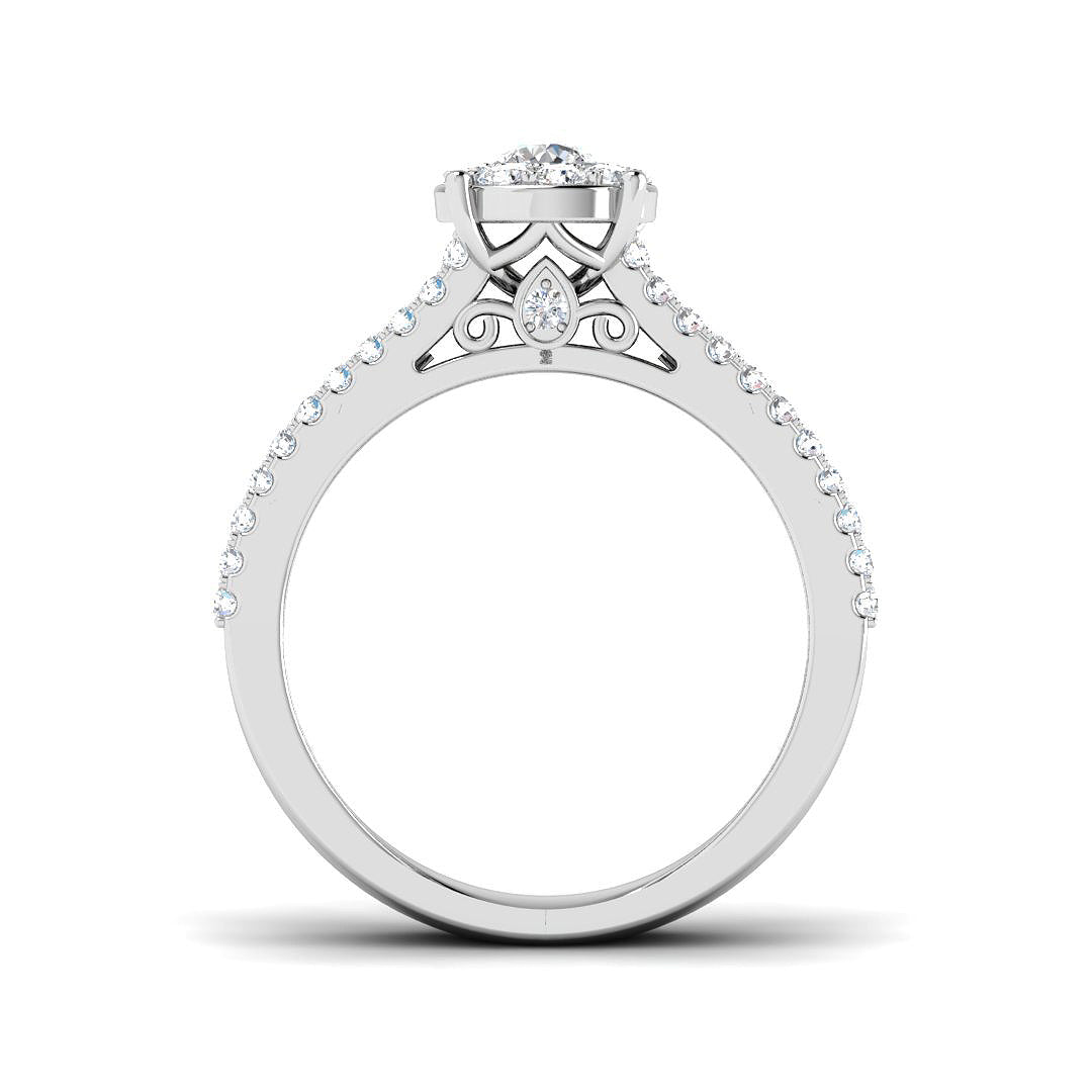 9ct White Gold 1.00ct G SI2 Diamond Ring