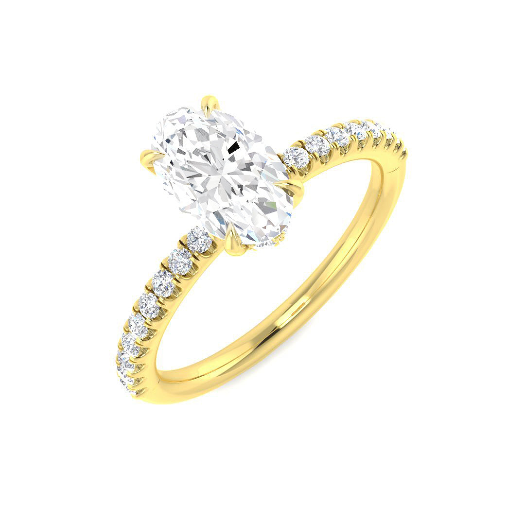 18ct Yellow Gold 1.31ct J SI2 Diamond Ring