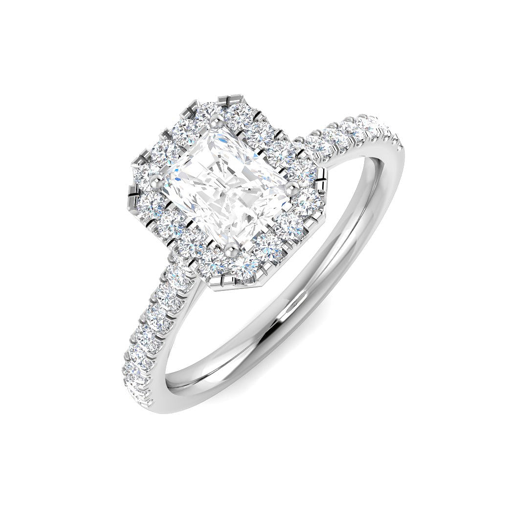 Platinum 1.46ct K SI2 Diamond Ring