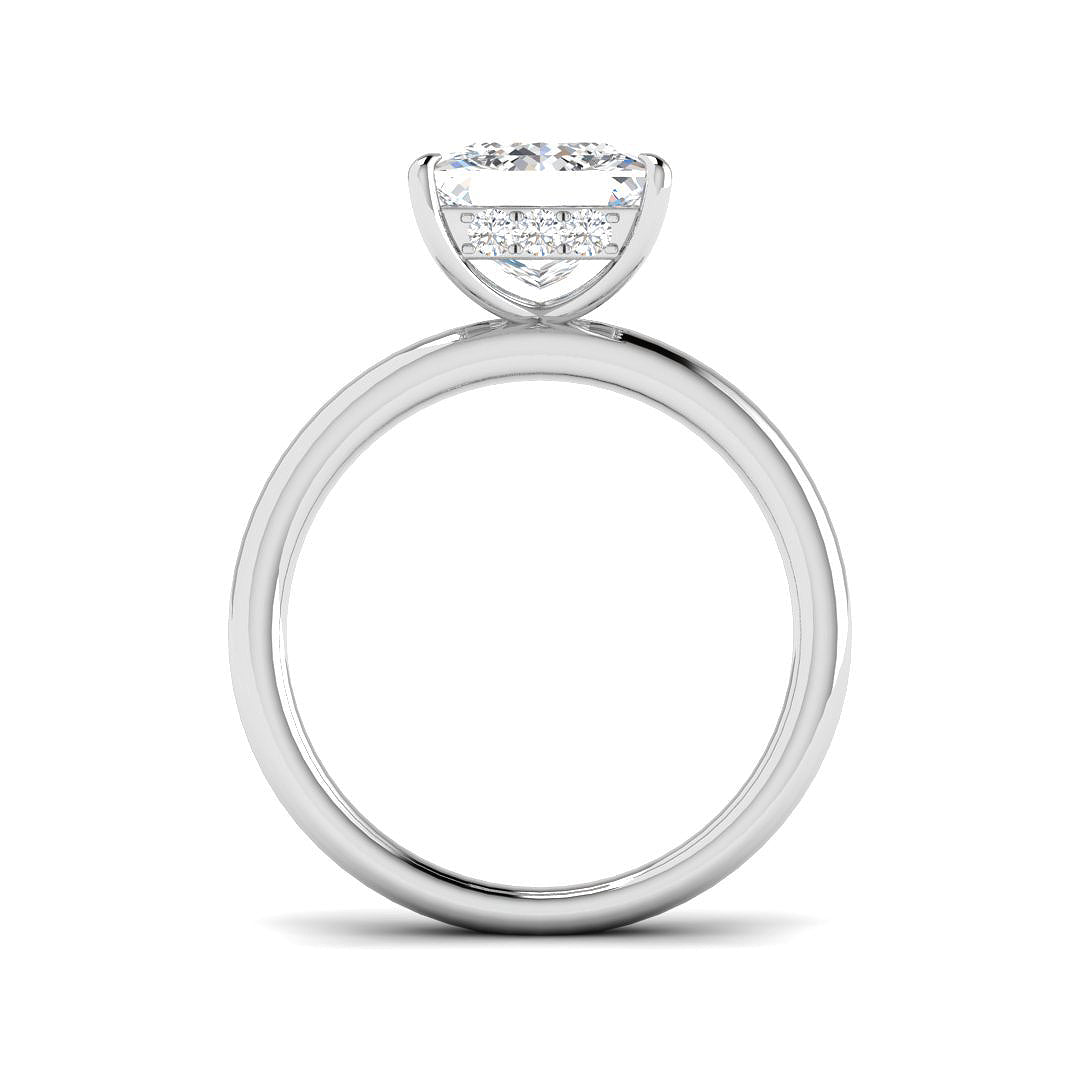 Platinum 3.18ct E VS2 Laboratory Grown CVD Ring