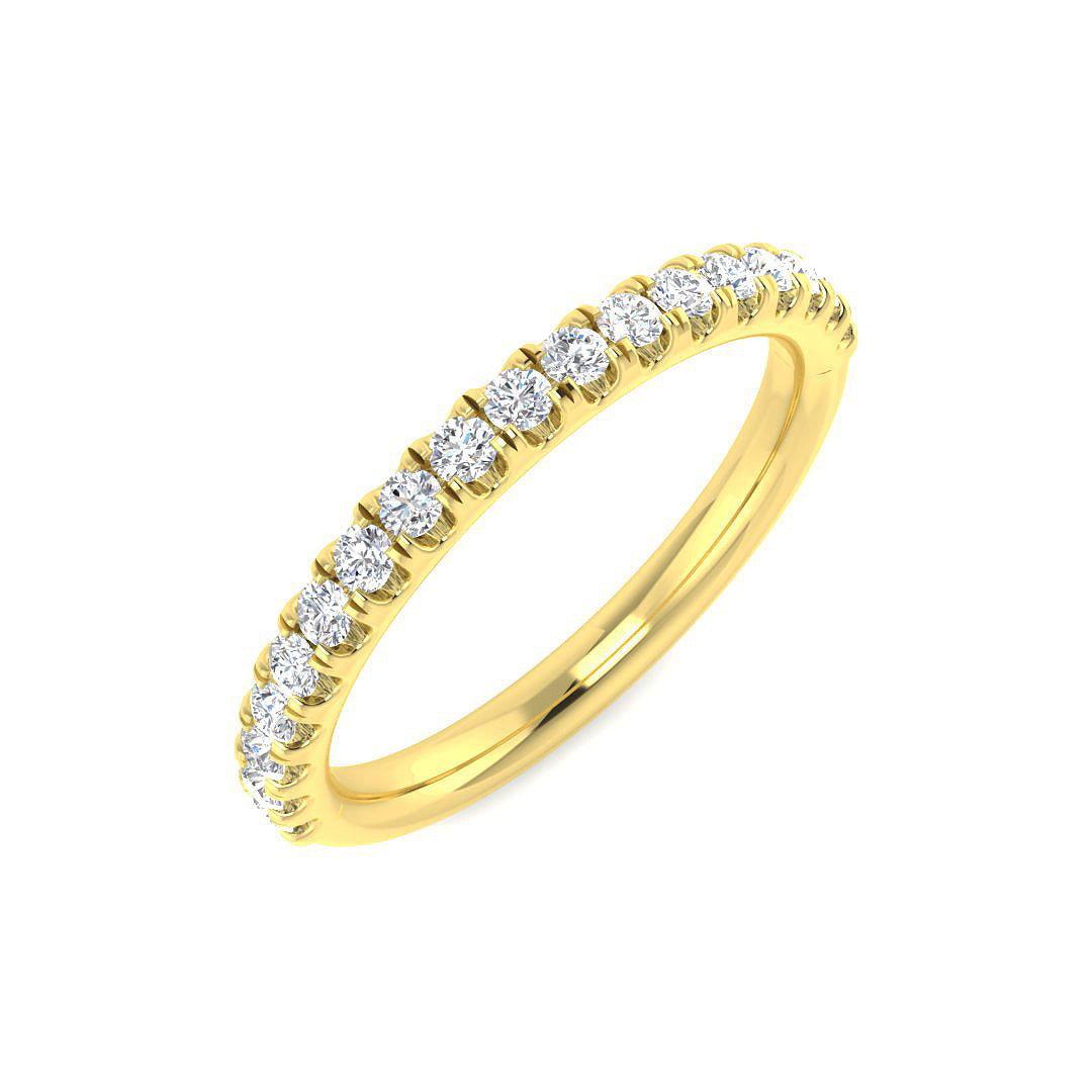 18ct Yellow Gold 0.34ct Laboratory Grown CVD Ring