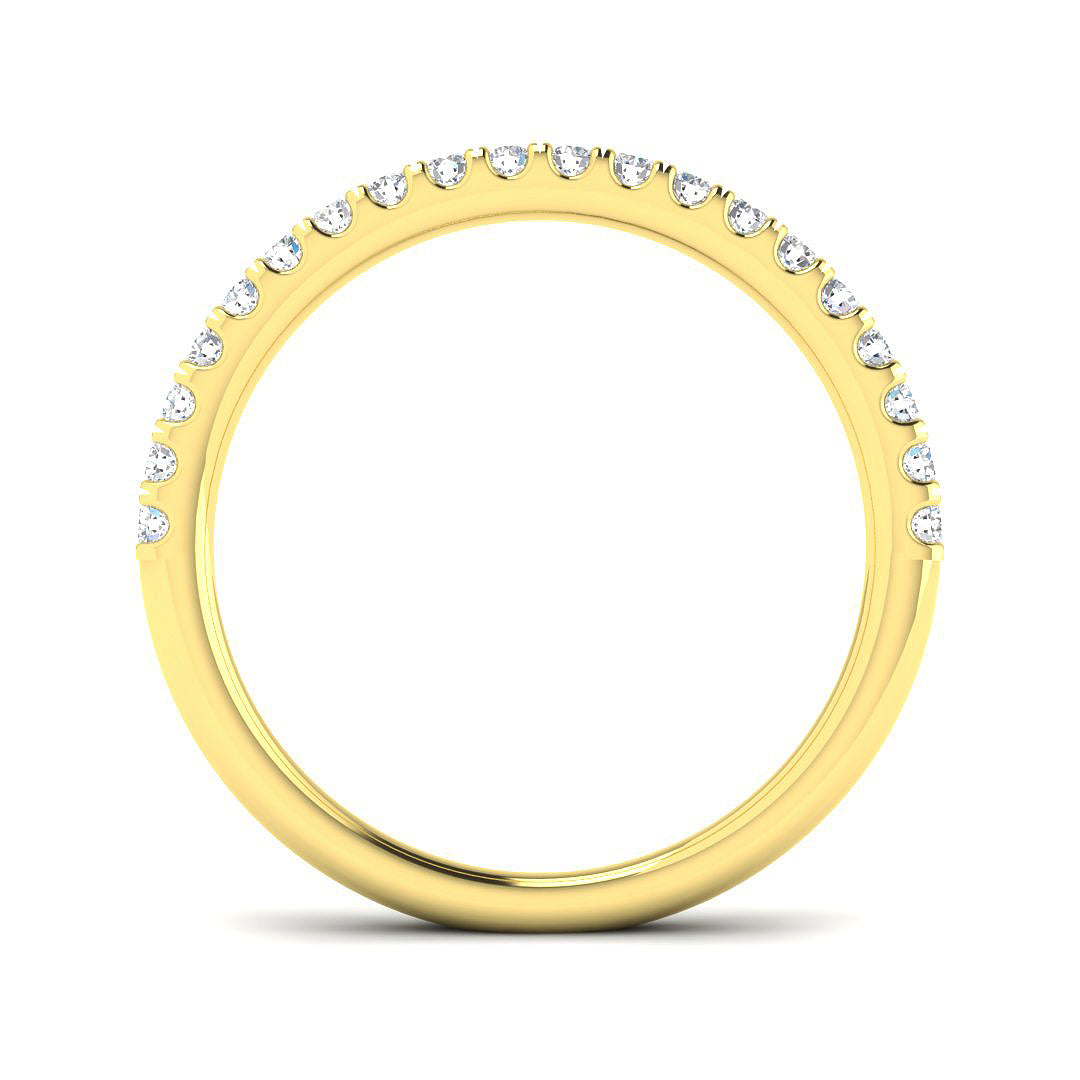 18ct Yellow Gold 0.27ct Laboratory Grown CVD Ring