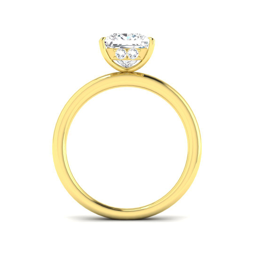 18ct Yellow Gold 2.11ct E VS2 Laboratory Grown CVD Ring
