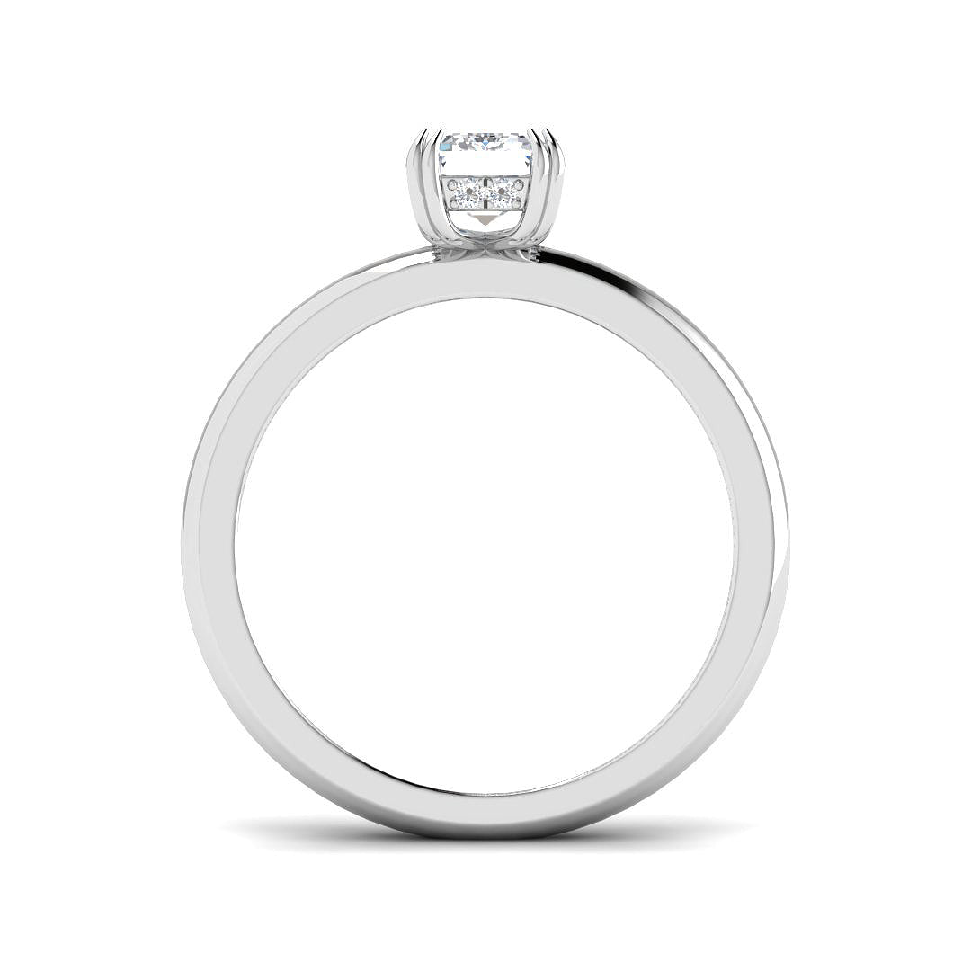 Platinum 1.55ct E VS2 Laboratory Grown CVD Ring