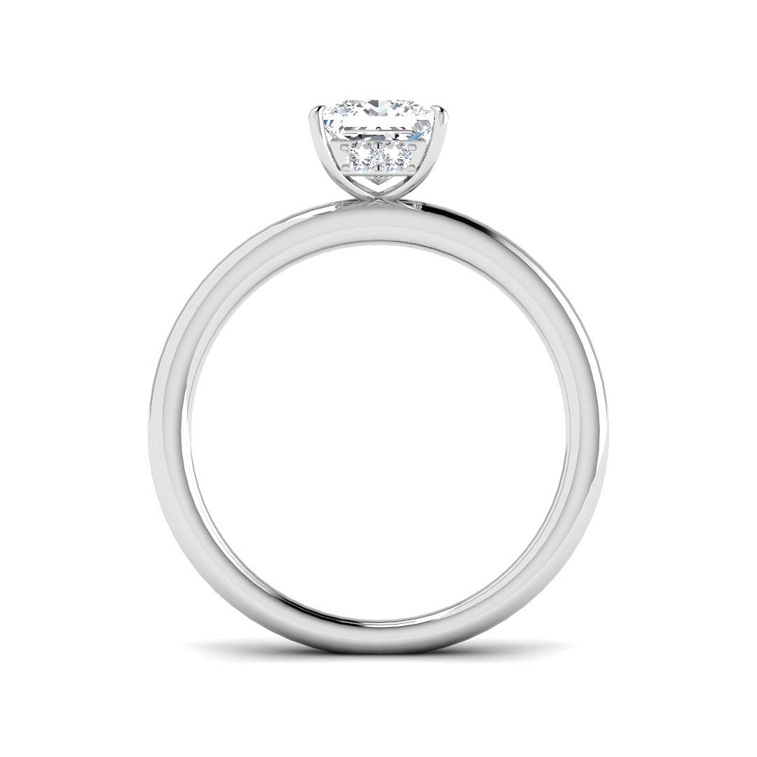 Platinum 1.09ct E VS1 Laboratory Grown CVD Ring