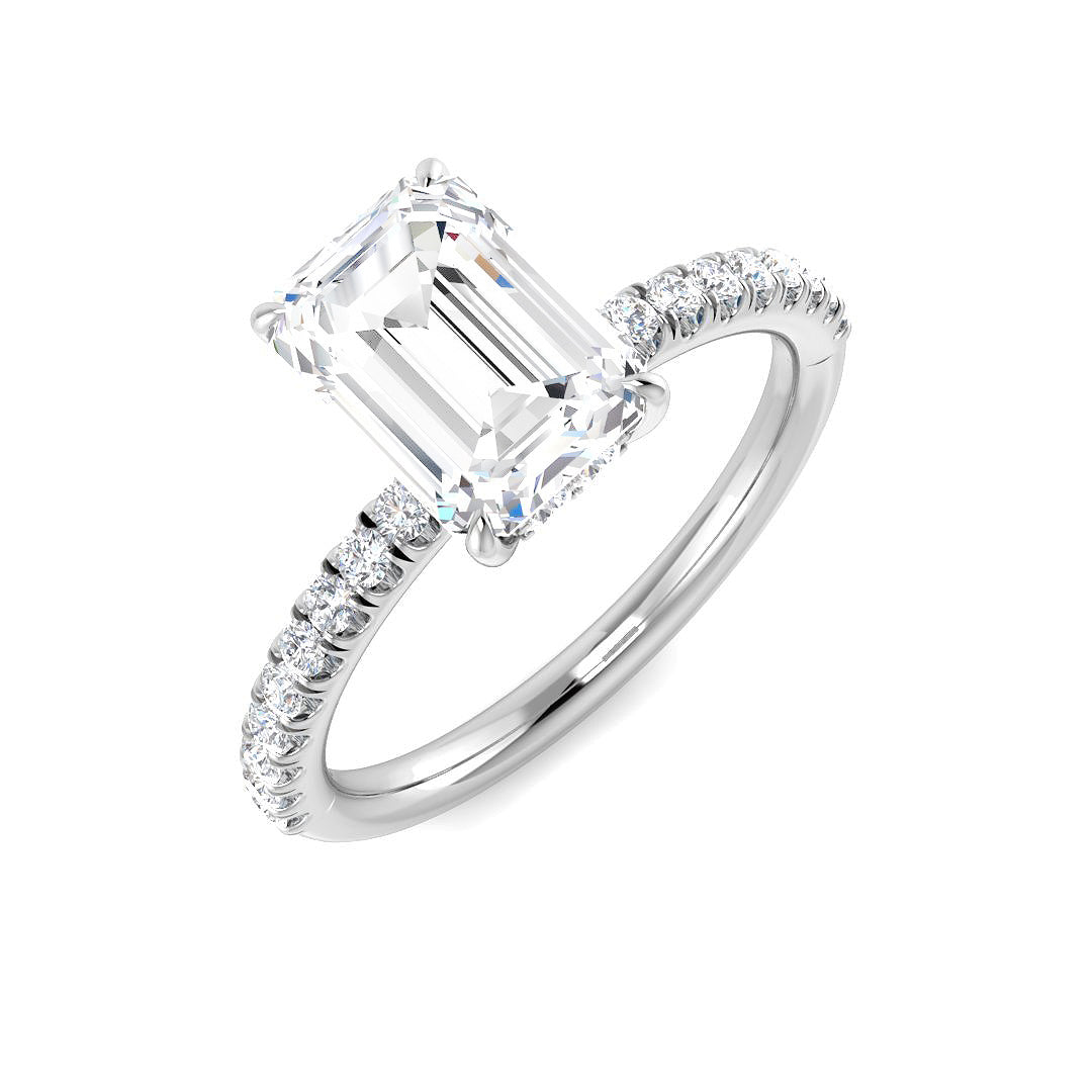 Platinum 2.35ct E VS2 Laboratory Grown CVD Ring