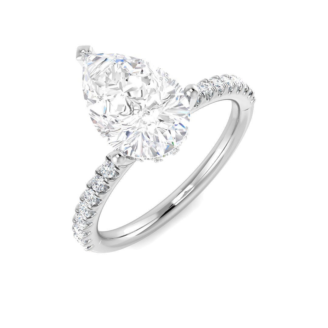 Platinum 2.35ct E VS2 Laboratory Grown CVD Ring