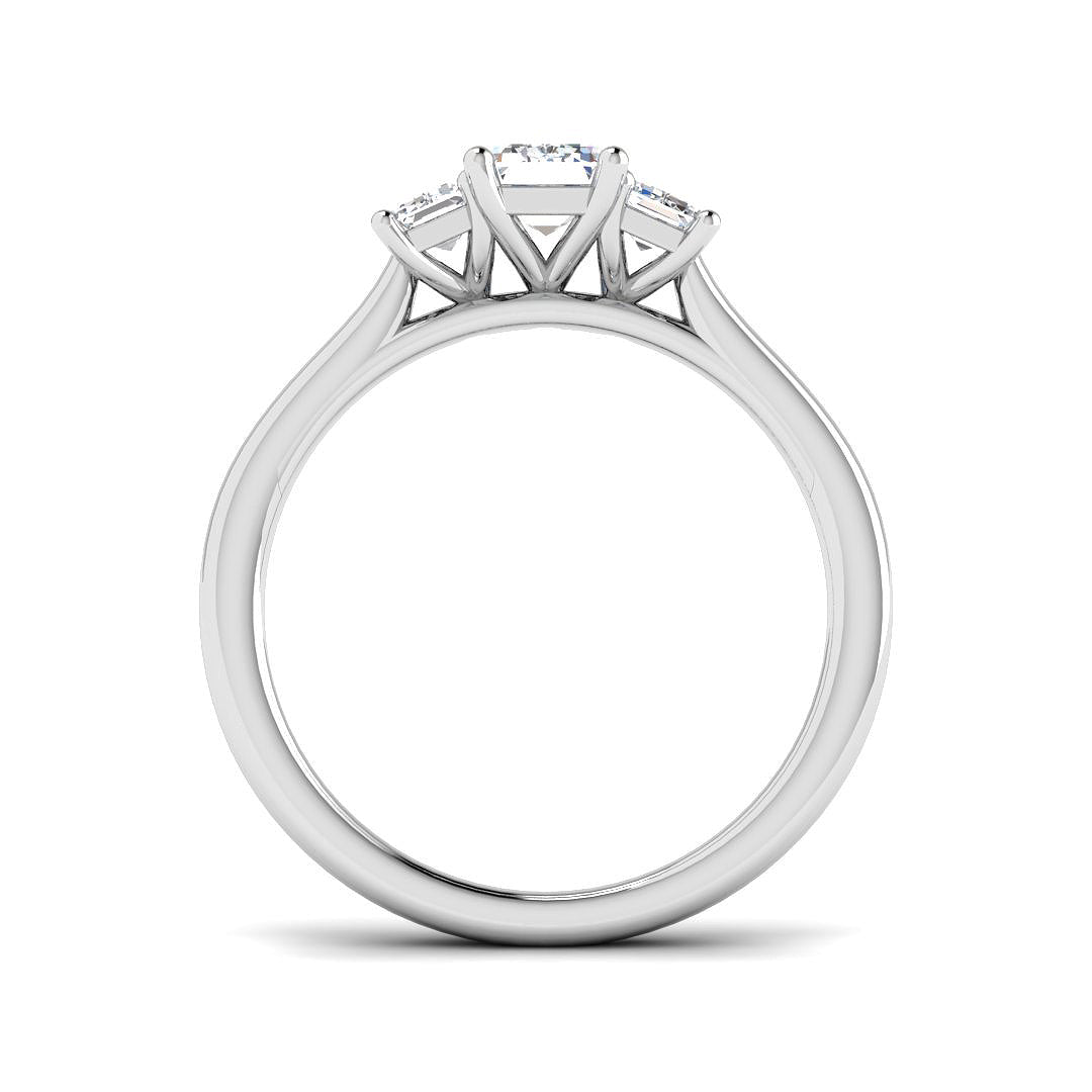 9ct White Gold 1.45ct Laboratory Grown CVD Ring